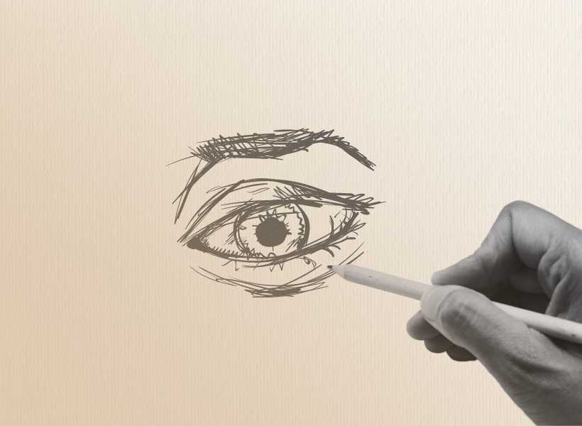 What does it mean when someone draws eyes