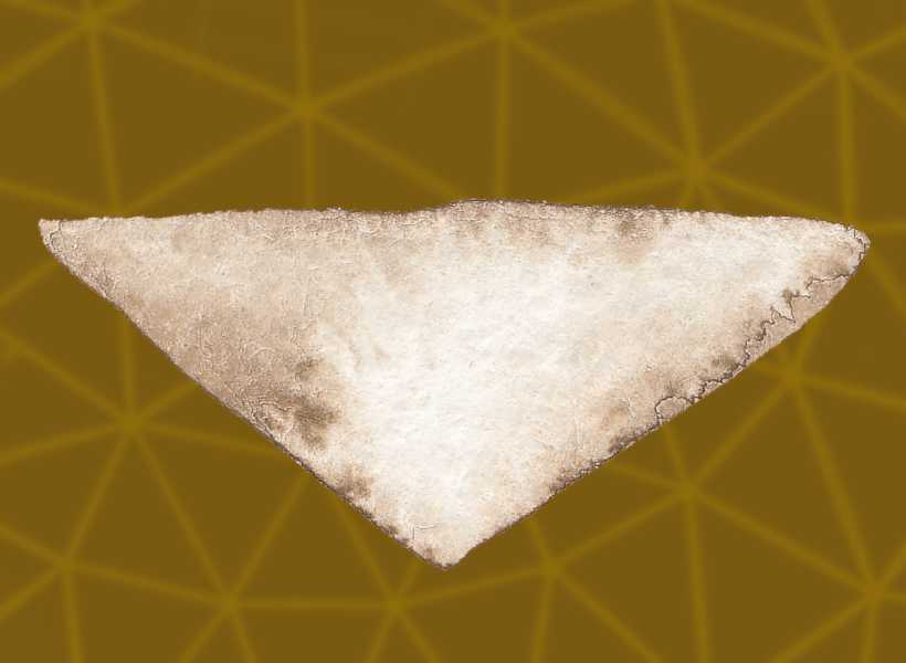 Downward triangle symbolism