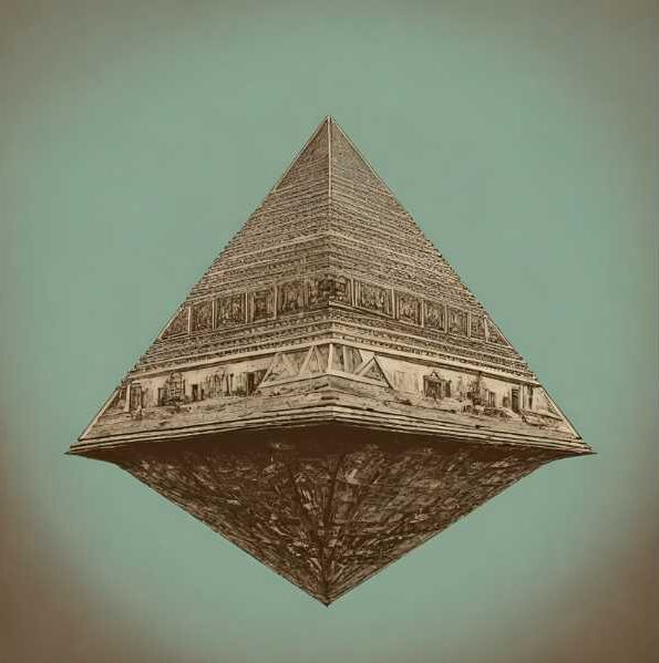Inverted pyramid symbol