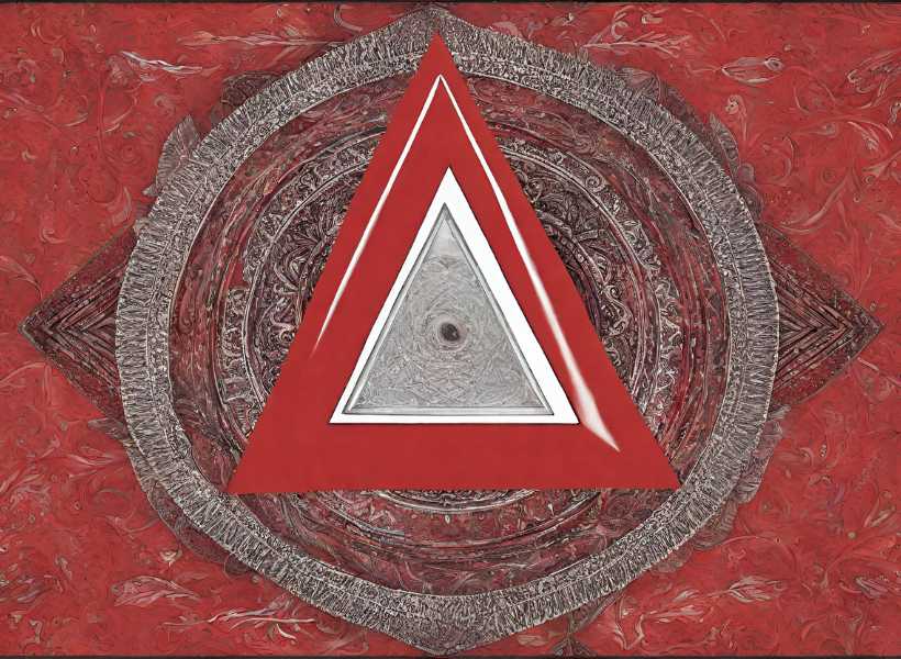 Red Triangle in mystical symbolism