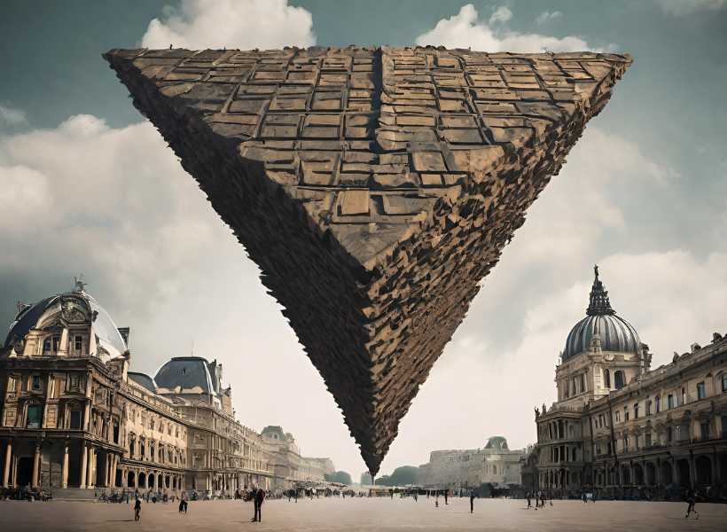 Religious symbolism of the pyramid structure