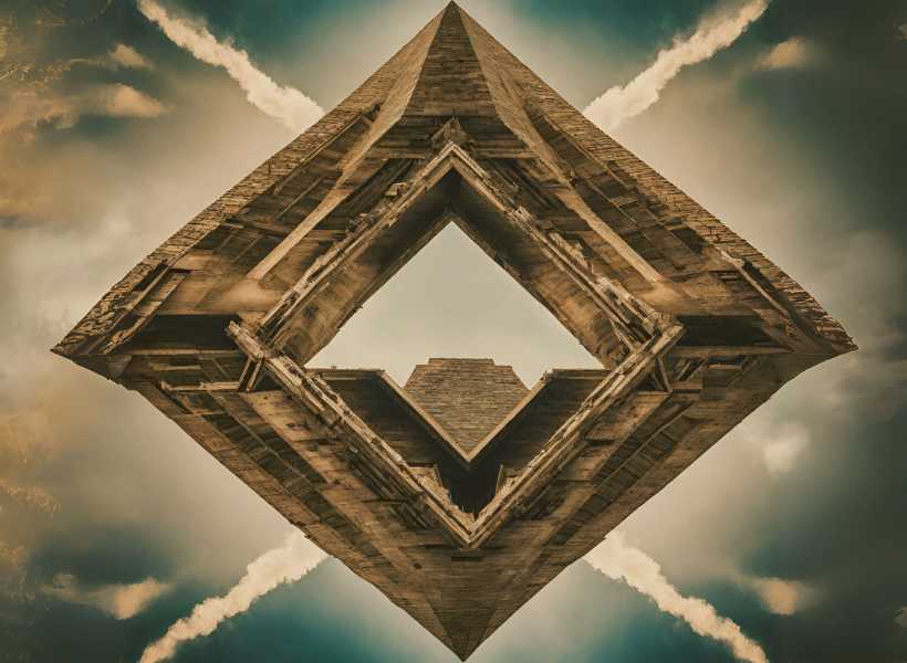 Upside down pyramid religious meaning