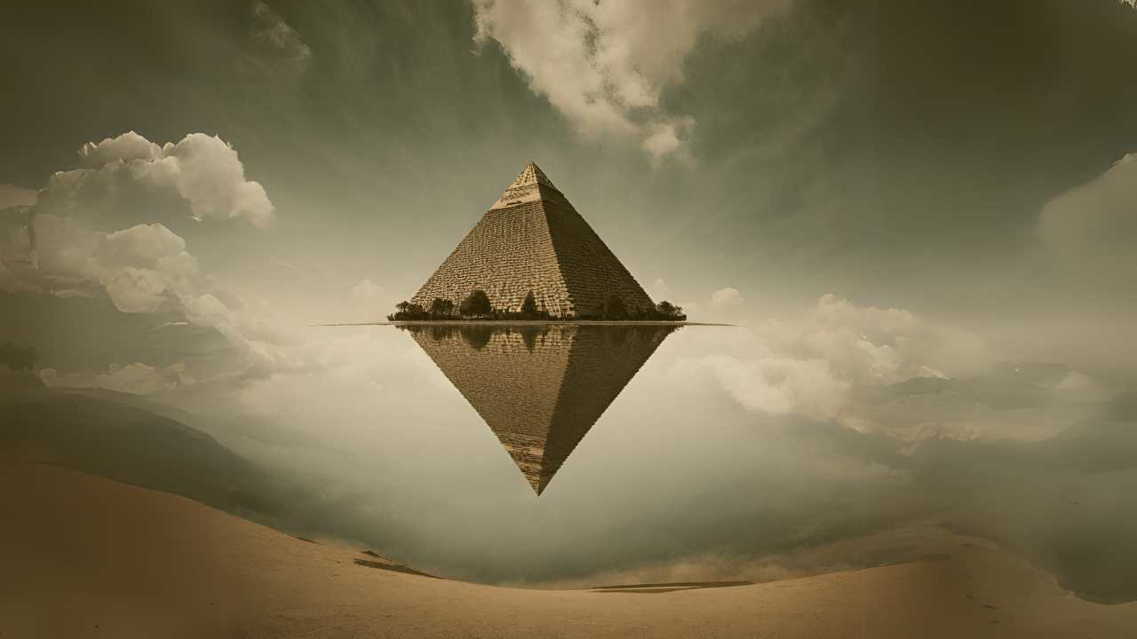Upside Down Pyramid Spiritual Meaning