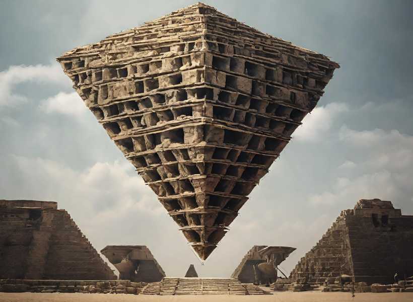 Upside down pyramid spiritual meaning