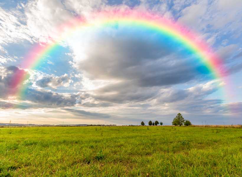 The Spiritual Significance Of Hope And Renewal Represented By Rainbow