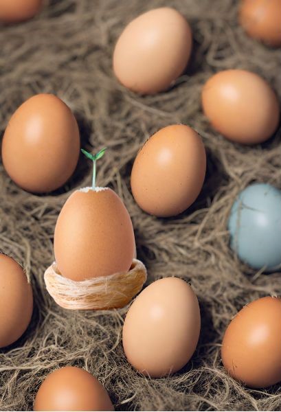 Connection Between Eggs And Rebirth Or Renewal