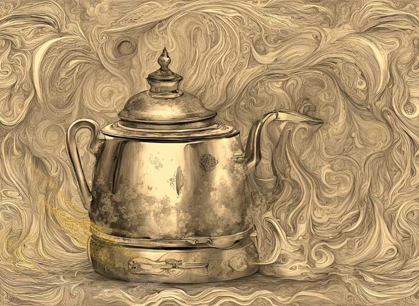 Exploring The Idea Of Emotional Release And Letting Go Tied To The Image Of A Kettle