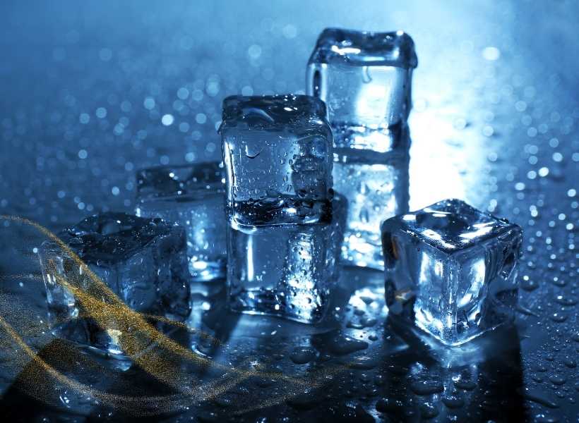 Exploring The Desire For Clarity And Purification Represented By Ice Cubes