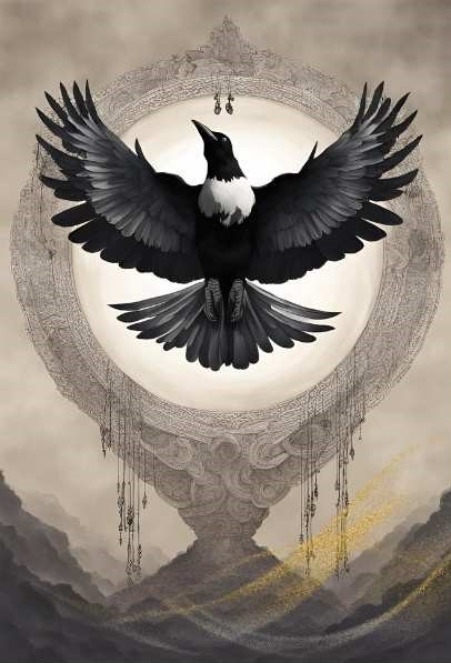 Pied crow spiritual meaning