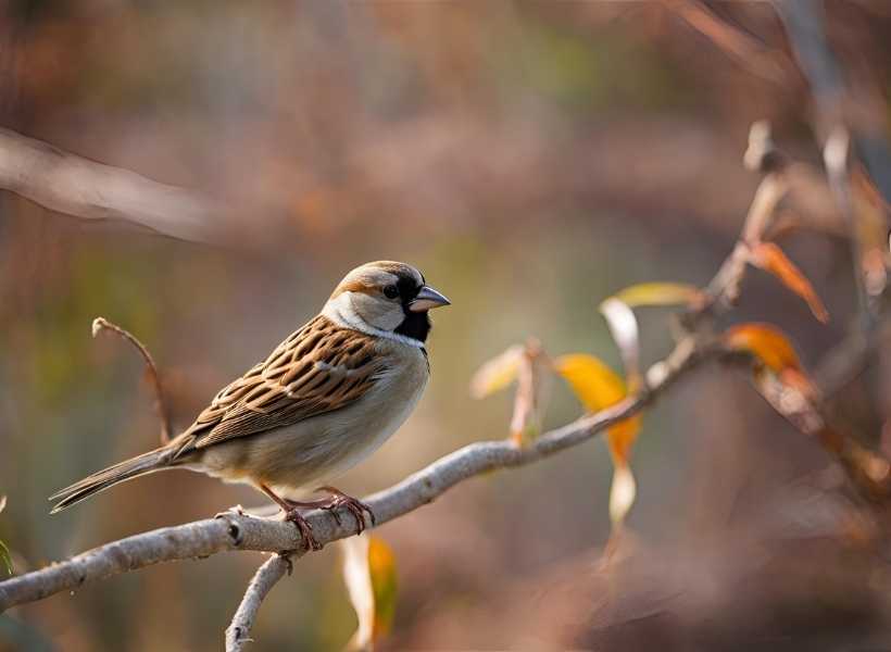 Sparrows Representing Simplicity And The Beauty Of Everyday Life