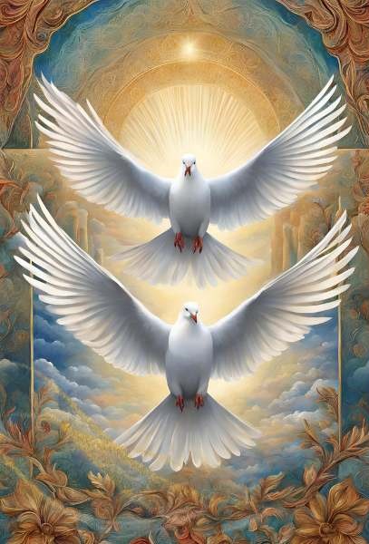 3 white doves spiritual meaning