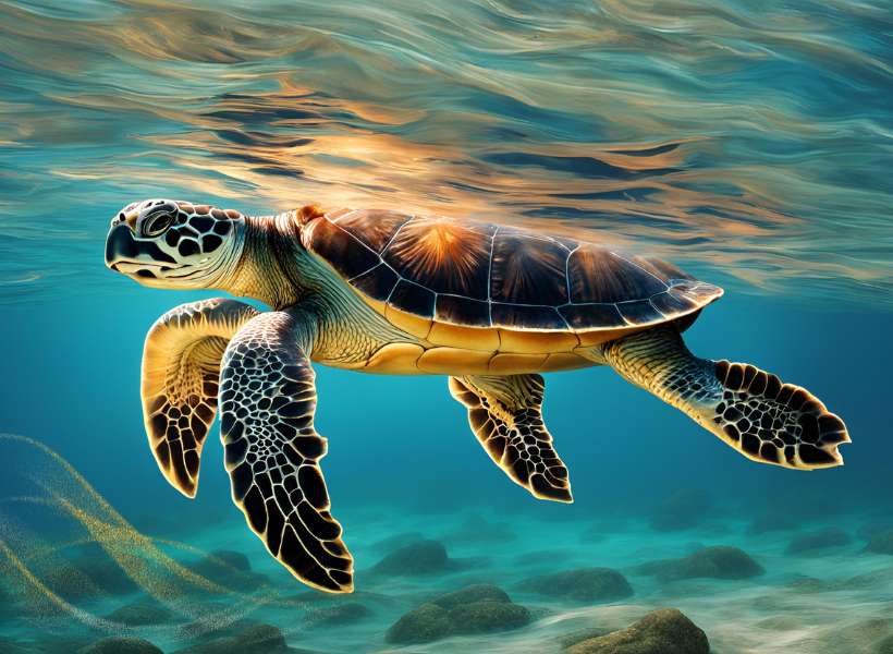 Meditative Practices Involving The Imagery Of Sea Turtles For Inner Peace