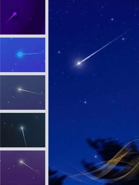 Shooting star symbolism