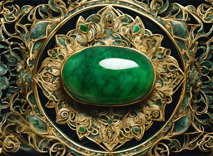 Spiritual Properties Attributed To Jade, Such As Wisdom, Balance, And Harmony