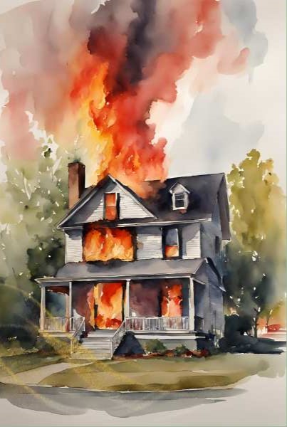 Spiritual meaning of house fire