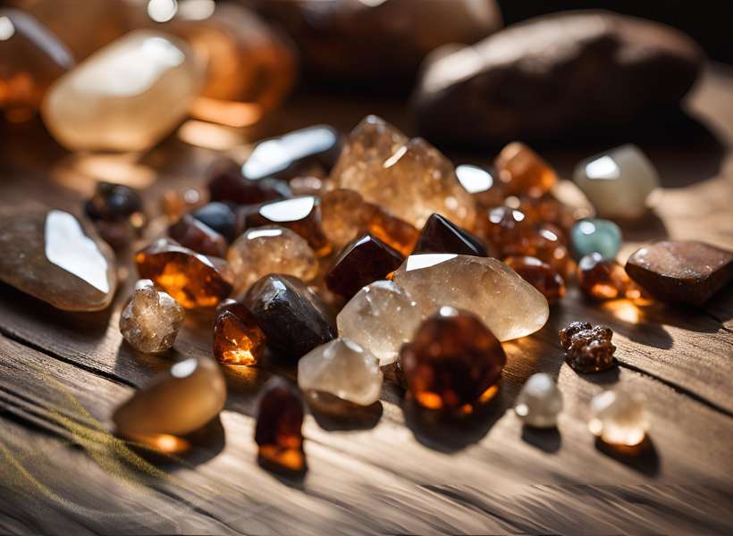 Brown Crystals And Gemstones For Grounding And Stability
