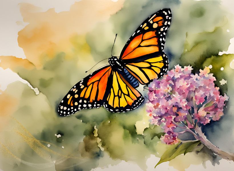 Finding Hope And Inspiration In The Sight Of A Monarch Butterfly During Challenging Times