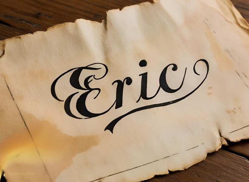Eric Name written