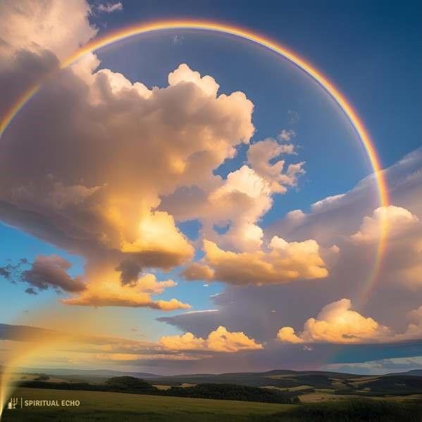 Rainbow around the sun meaning