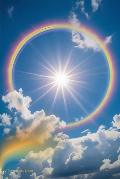 Rainbow around the sun spiritual message
