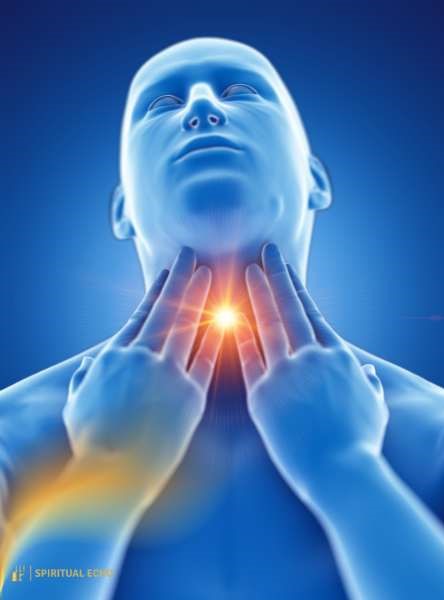 Spiritual cause of sore throat