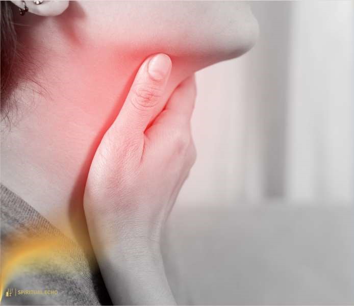 Spiritual energy in the throat