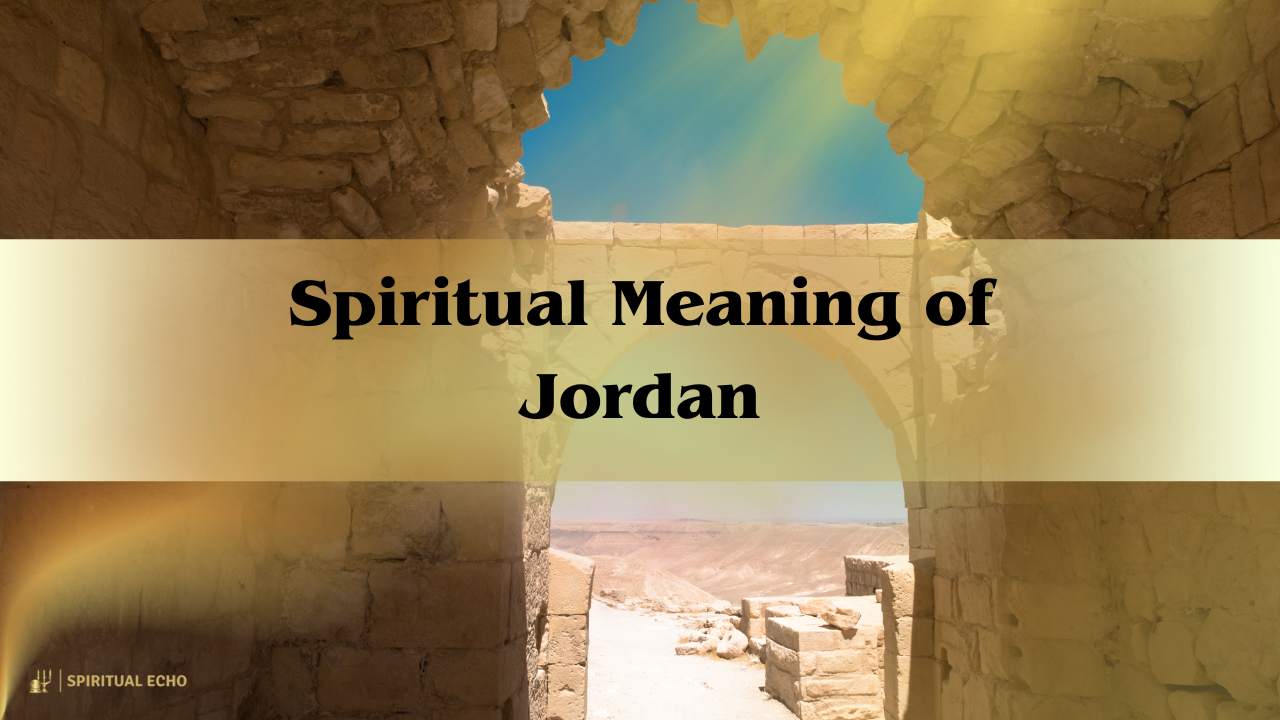 Spiritual meaning of Jordan